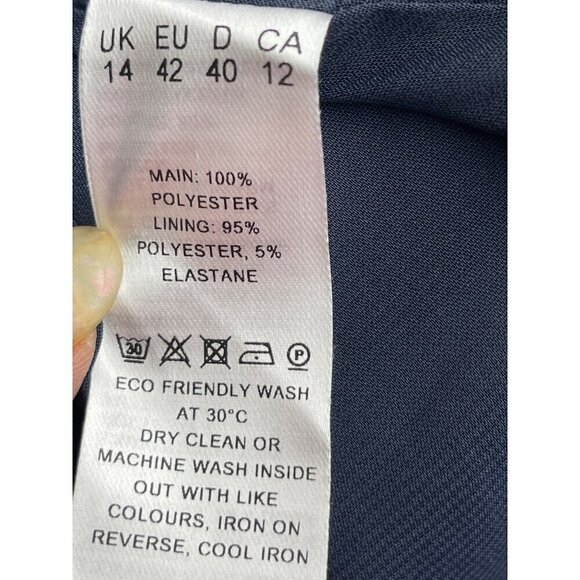 Jacque Vert skirt with sheer panels flowing feminine and beautiful  Large - Picture 10 of 10